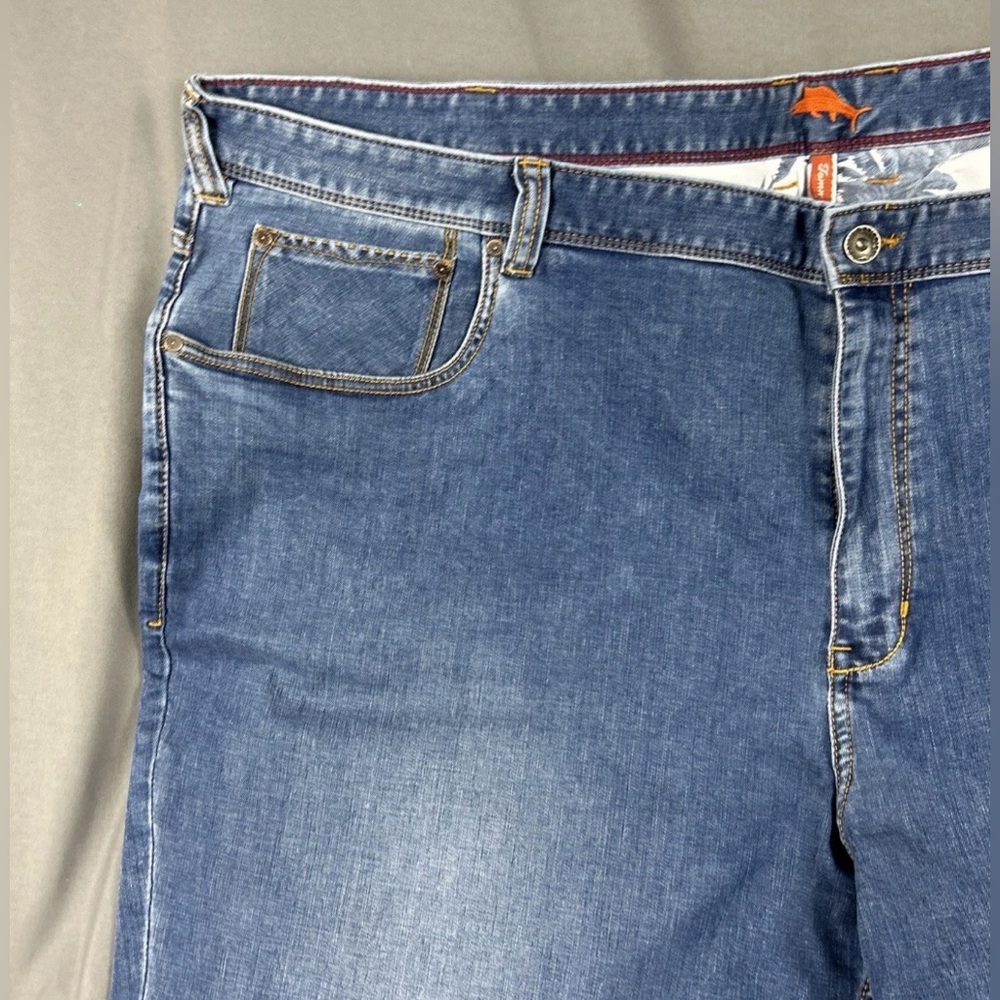 Tommy Bahama Jeans Boracay 54 x 34 Blue Medium Wash Cotton Lyocell - Picture 2 of 8